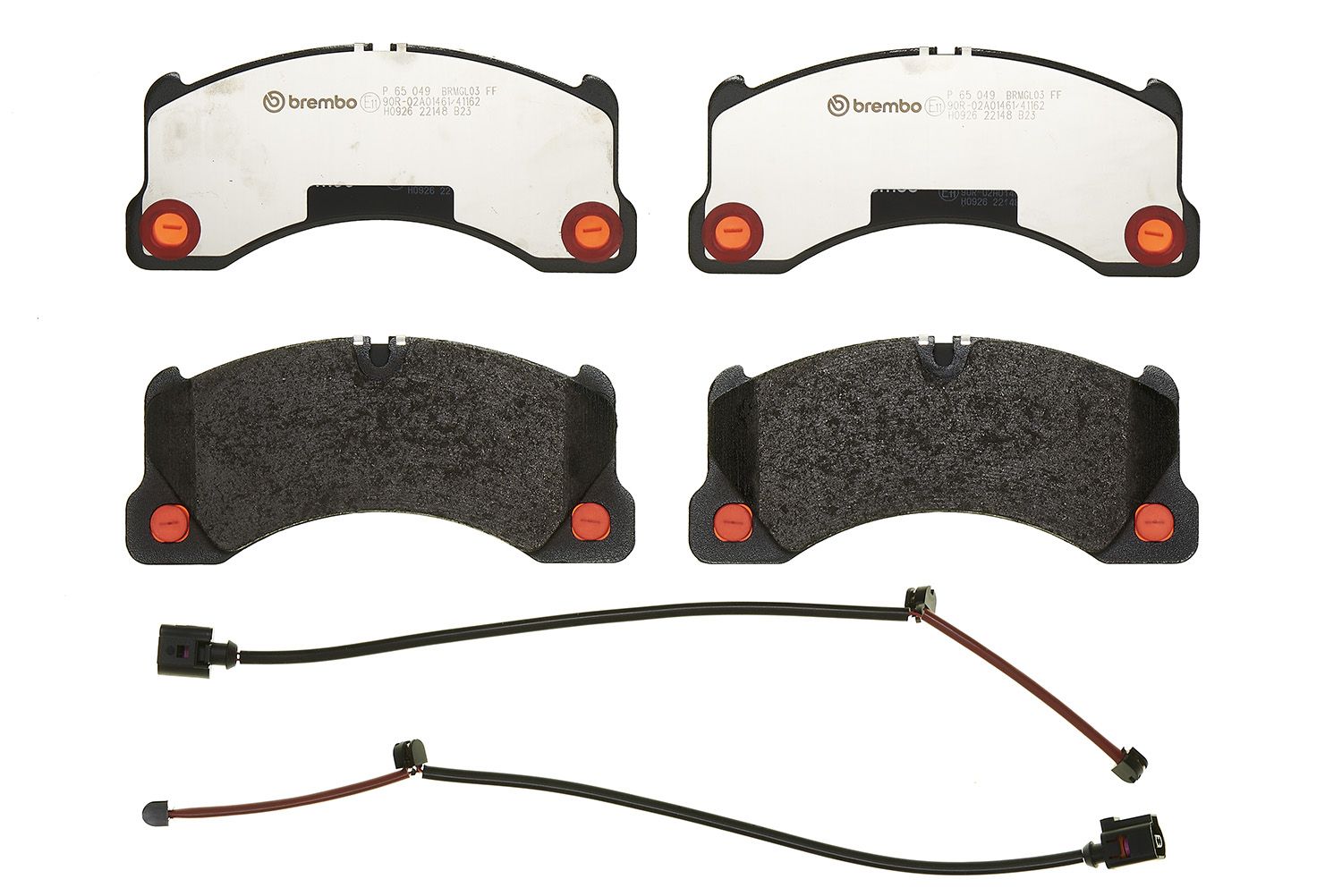 BREMBO P 65 049 - Bremsbelagsatz, Scheibenbremse