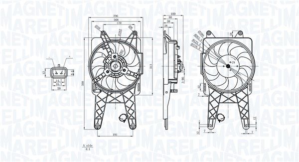 MAGNETI MARELLI 069422818010 - Lüfter, Motorkühlung