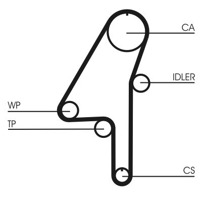 CONTINENTAL CTAM CT1010WP1 - Wasserpumpe + Zahnriemensatz