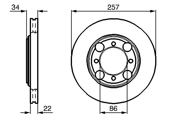 BOSCH 0 986 478 675 - Bremsscheibe