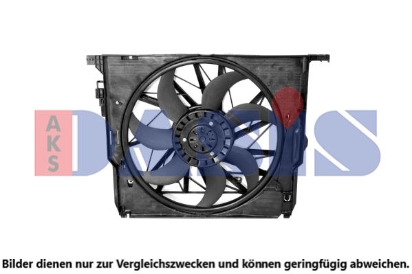 AKS DASIS 058107N - Lüfter, Motorkühlung