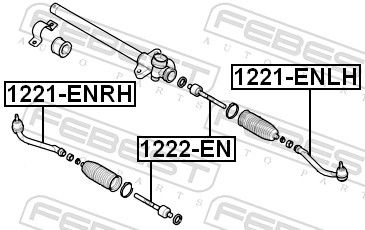 FEBEST 1221-ENRH - Spurstangenkopf