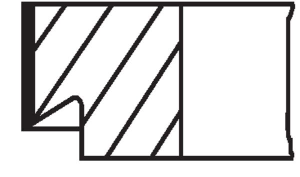 MAHLE 001 59 N0 - Kolbenringsatz