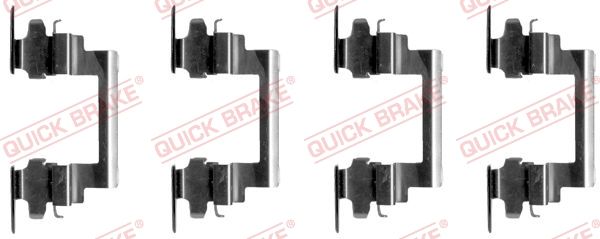 QUICK BRAKE 109-1236 - Zubehörsatz, Scheibenbremsbelag