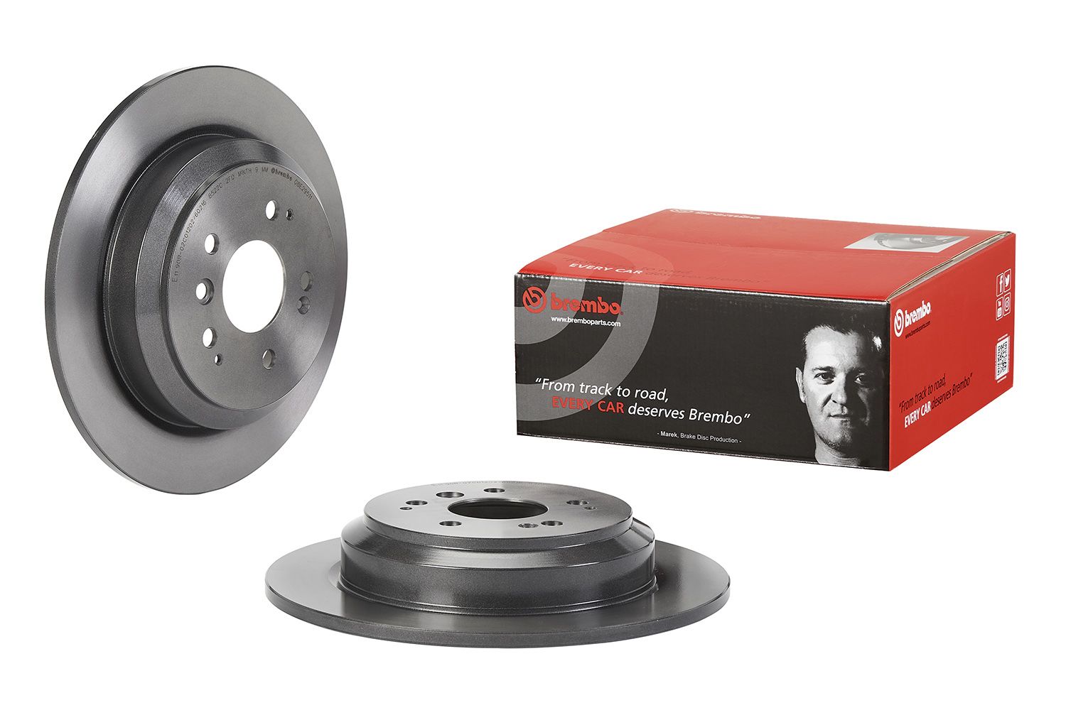 BREMBO 08.E295.11 - Bremsscheibe