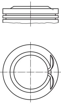 MAHLE 028 PI 00146 000 - Kolben