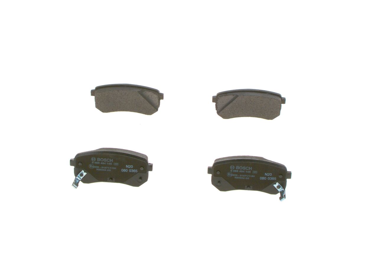 BOSCH 0 986 494 145 - Bremsbelagsatz, Scheibenbremse