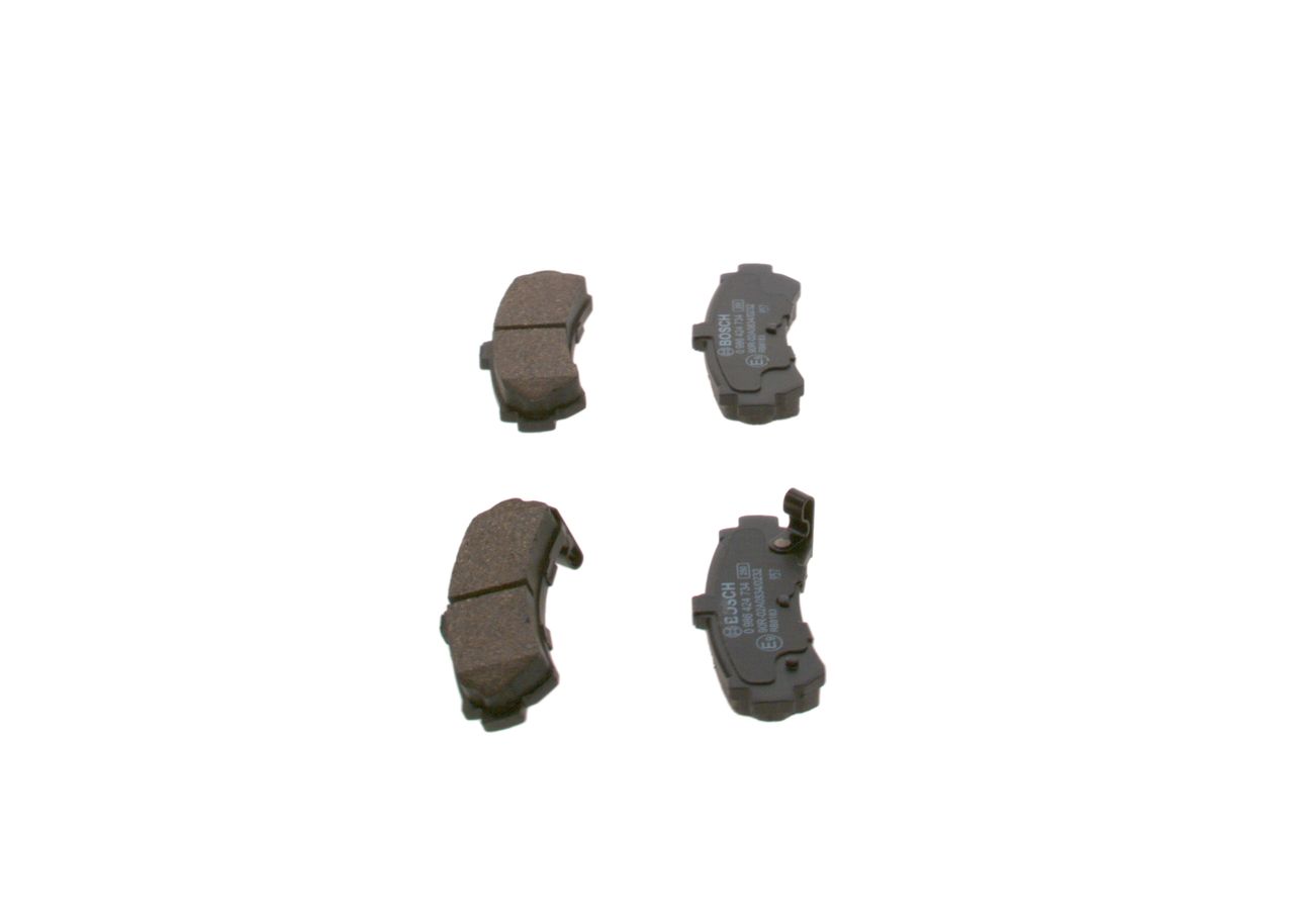 BOSCH 0 986 424 734 - Bremsbelagsatz, Scheibenbremse