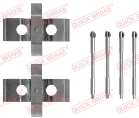 QUICK BRAKE 109-1296 - Zubehörsatz, Scheibenbremsbelag