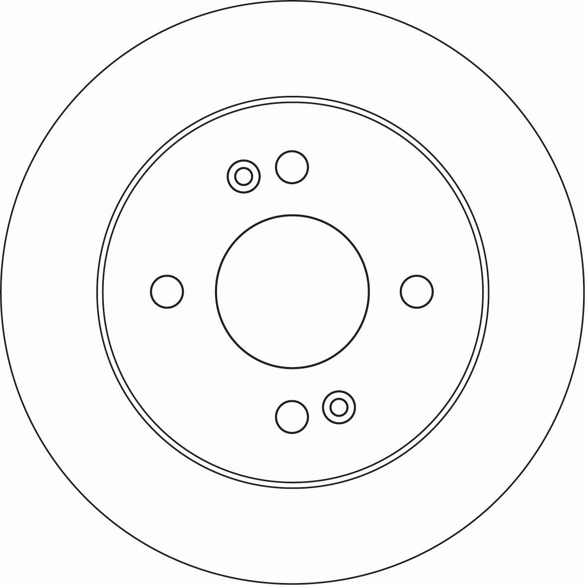 TRW DF6949 - Bremsscheibe