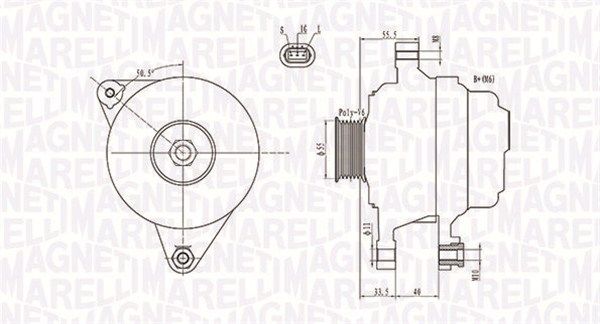 MAGNETI MARELLI 063731703010 - Generator