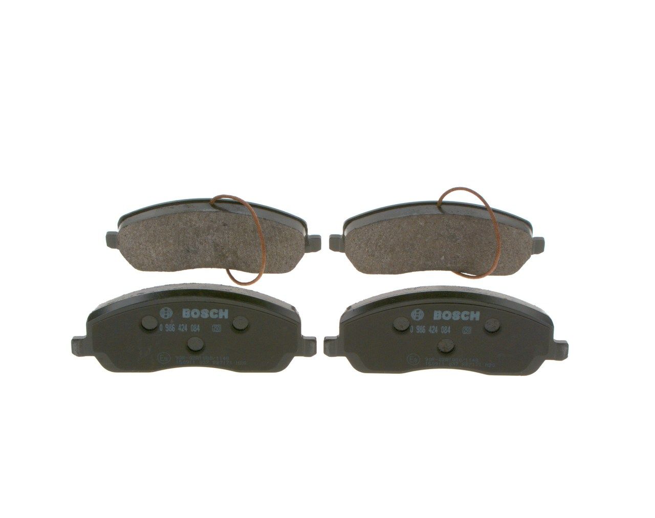 BOSCH 0 986 424 084 - Bremsbelagsatz, Scheibenbremse