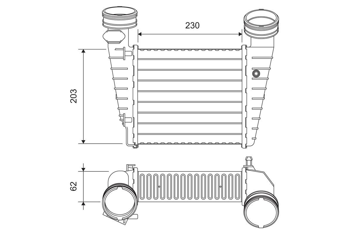VALEO 818720 - Ladeluftkühler