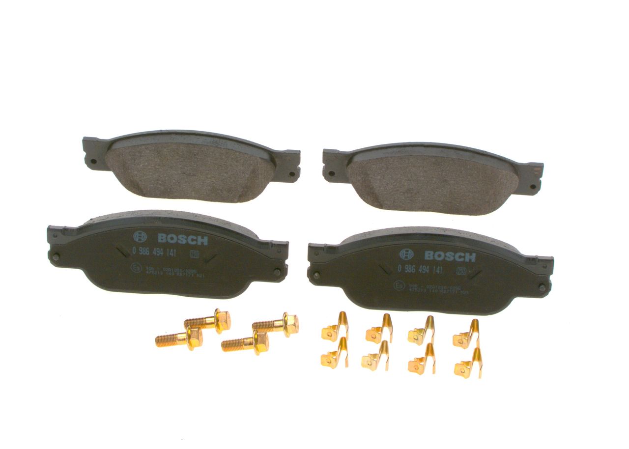 BOSCH 0 986 494 141 - Bremsbelagsatz, Scheibenbremse