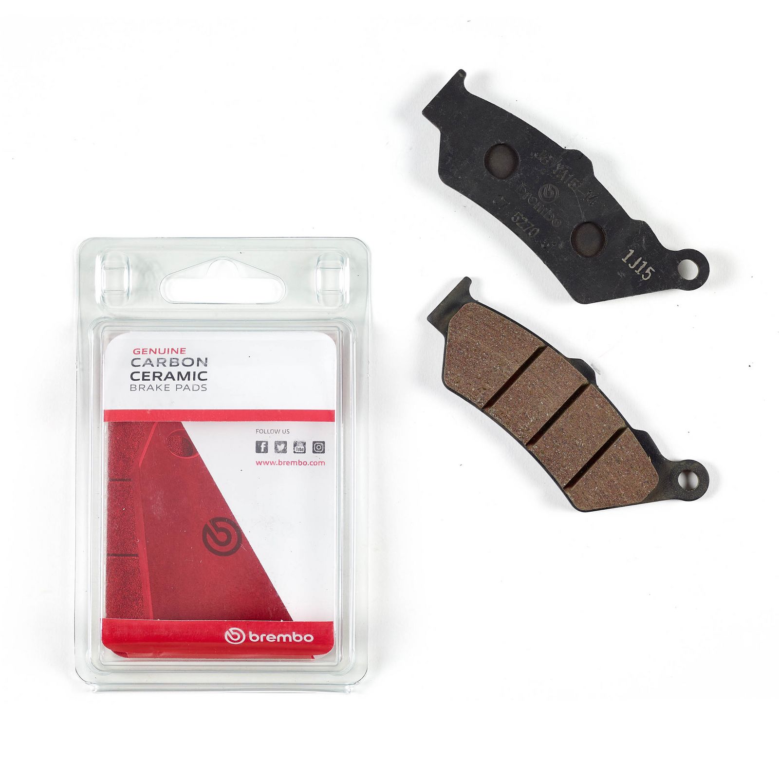 BREMBO 07BB0347 - Bremsbelagsatz, Scheibenbremse