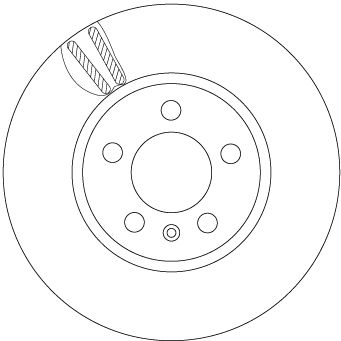 TRW DF6964 - Bremsscheibe