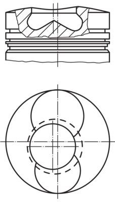 MAHLE 099 39 00 - Kolben