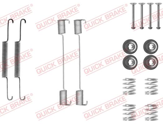 QUICK BRAKE 105-0704 - Zubehörsatz, Bremsbacken