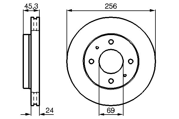 BOSCH 0 986 478 652 - Bremsscheibe