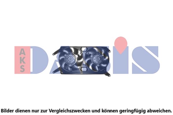 AKS DASIS 018019N - Lüfter, Motorkühlung