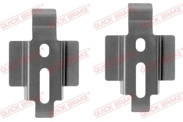 QUICK BRAKE 109-1154 - Zubehörsatz, Scheibenbremsbelag