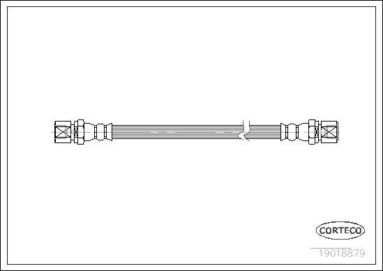 CORTECO 19018879 - Bremsschlauch