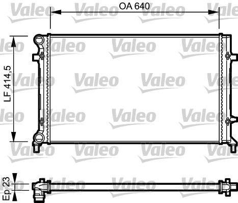 VALEO 734332 - Kühler, Motorkühlung