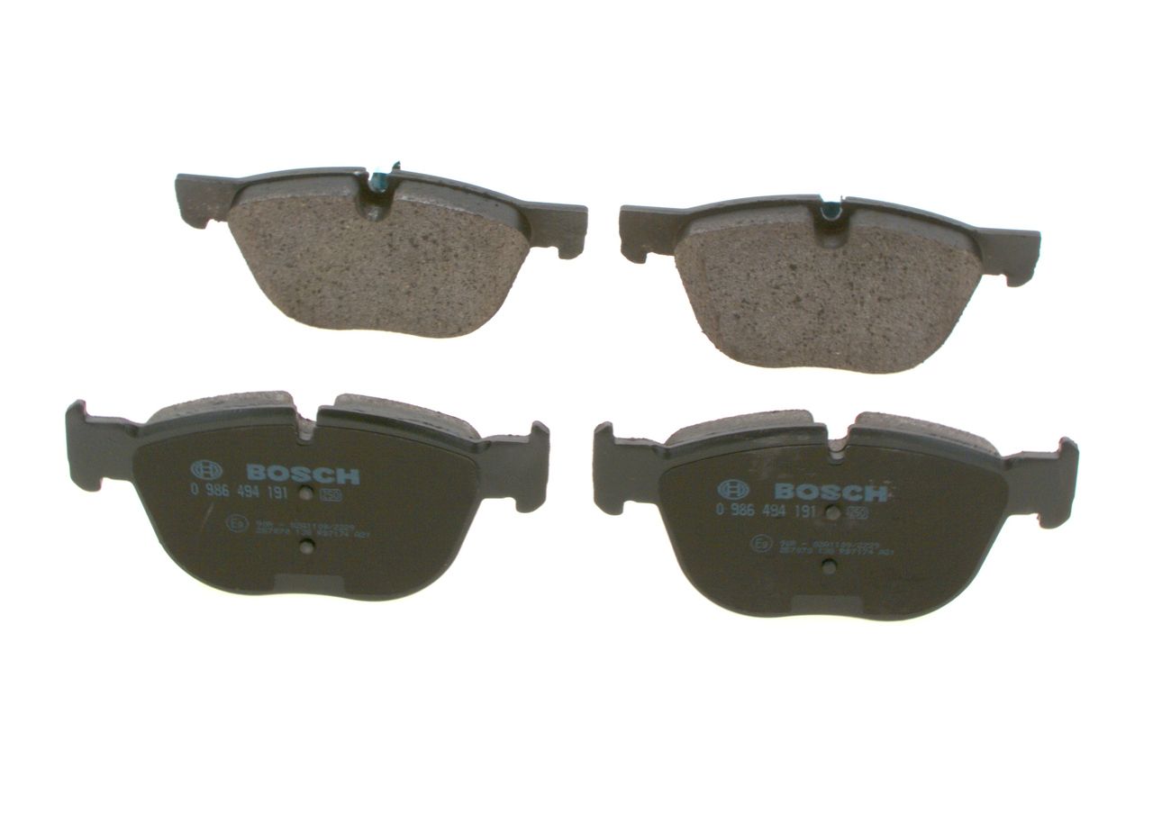 BOSCH 0 986 494 191 - Bremsbelagsatz, Scheibenbremse