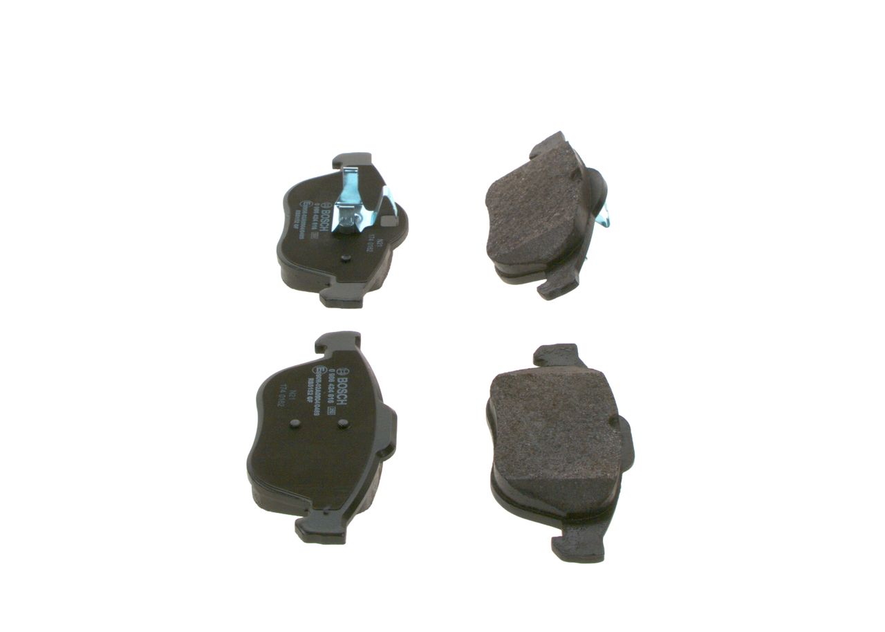 BOSCH 0 986 424 616 - Bremsbelagsatz, Scheibenbremse