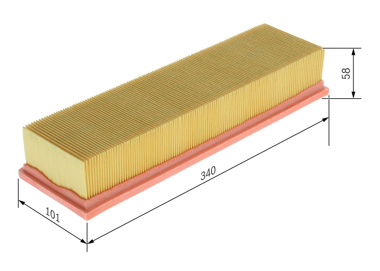 BOSCH 1 457 433 524 - Luftfilter