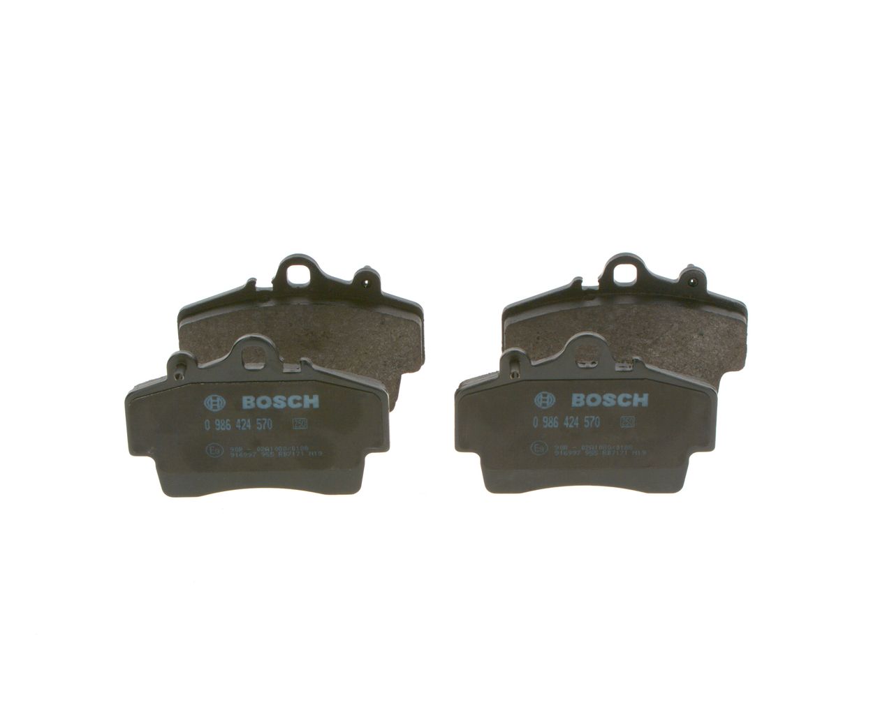 BOSCH 0 986 424 570 - Bremsbelagsatz, Scheibenbremse