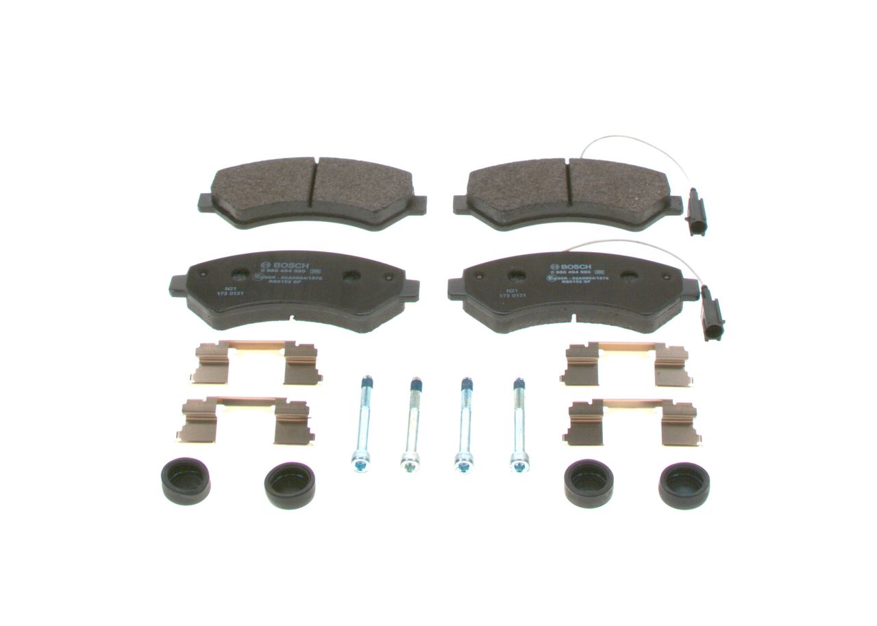 BOSCH 0 986 494 580 - Bremsbelagsatz, Scheibenbremse