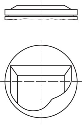MAHLE 081 90 00 - Kolben