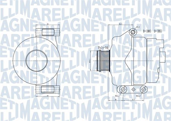 MAGNETI MARELLI 063731934010 - Generator