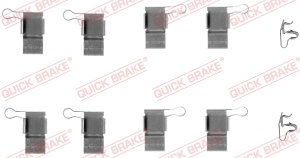 QUICK BRAKE 109-1193 - Zubehörsatz, Scheibenbremsbelag