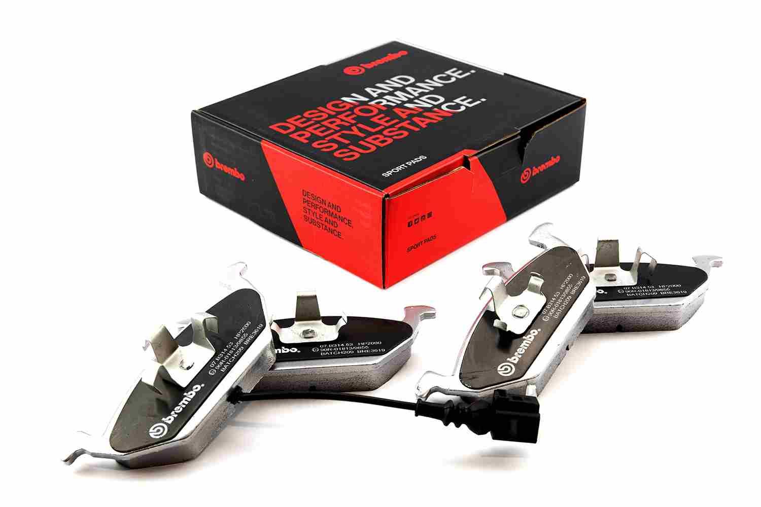 BREMBO 07.B314.53 - Hochleistungs-Bremsbelagsatz