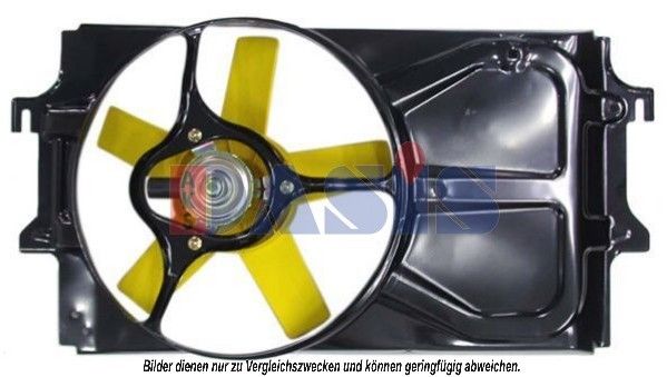 AKS DASIS 098066N - Lüfter, Motorkühlung