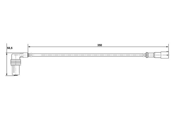 BOSCH 0 265 001 134 - Sensor, Raddrehzahl