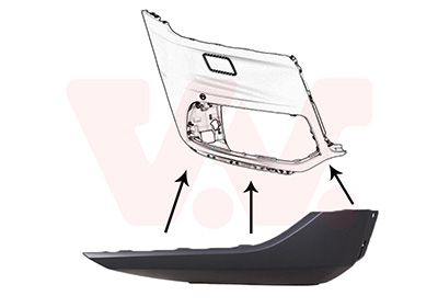 VAN WEZEL 0402502 - Spoiler