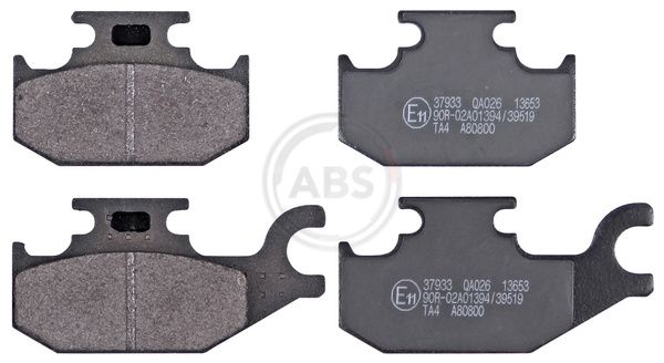 A.B.S. 37933 - Bremsbelagsatz, Scheibenbremse