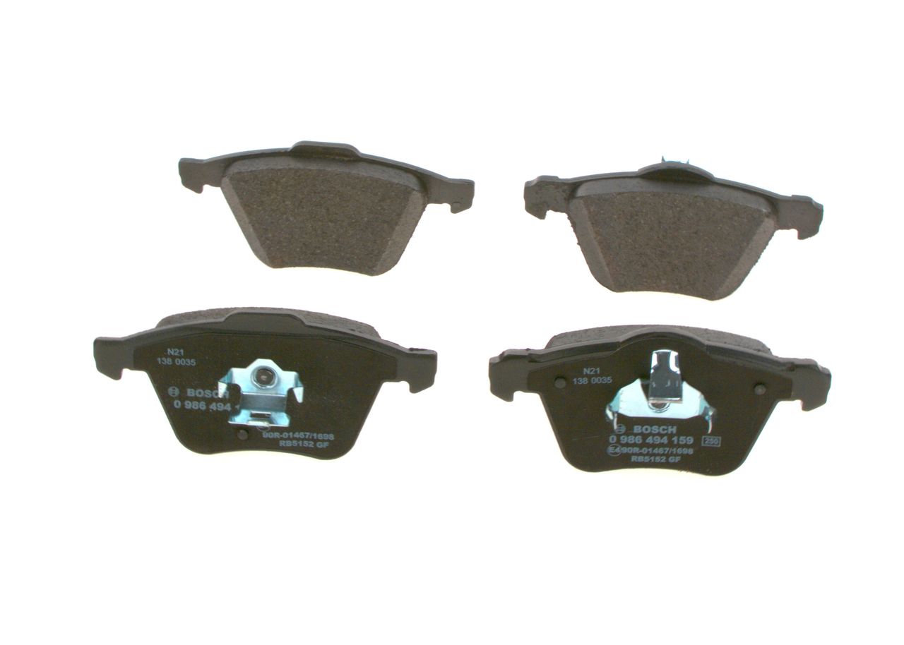 BOSCH 0 986 494 159 - Bremsbelagsatz, Scheibenbremse