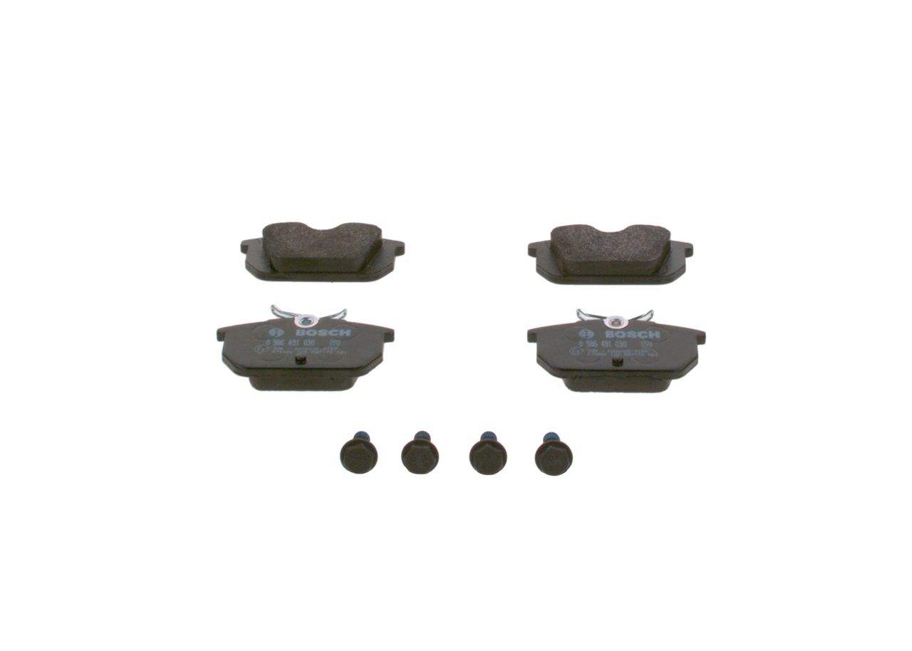 BOSCH 0 986 491 030 - Bremsbelagsatz, Scheibenbremse