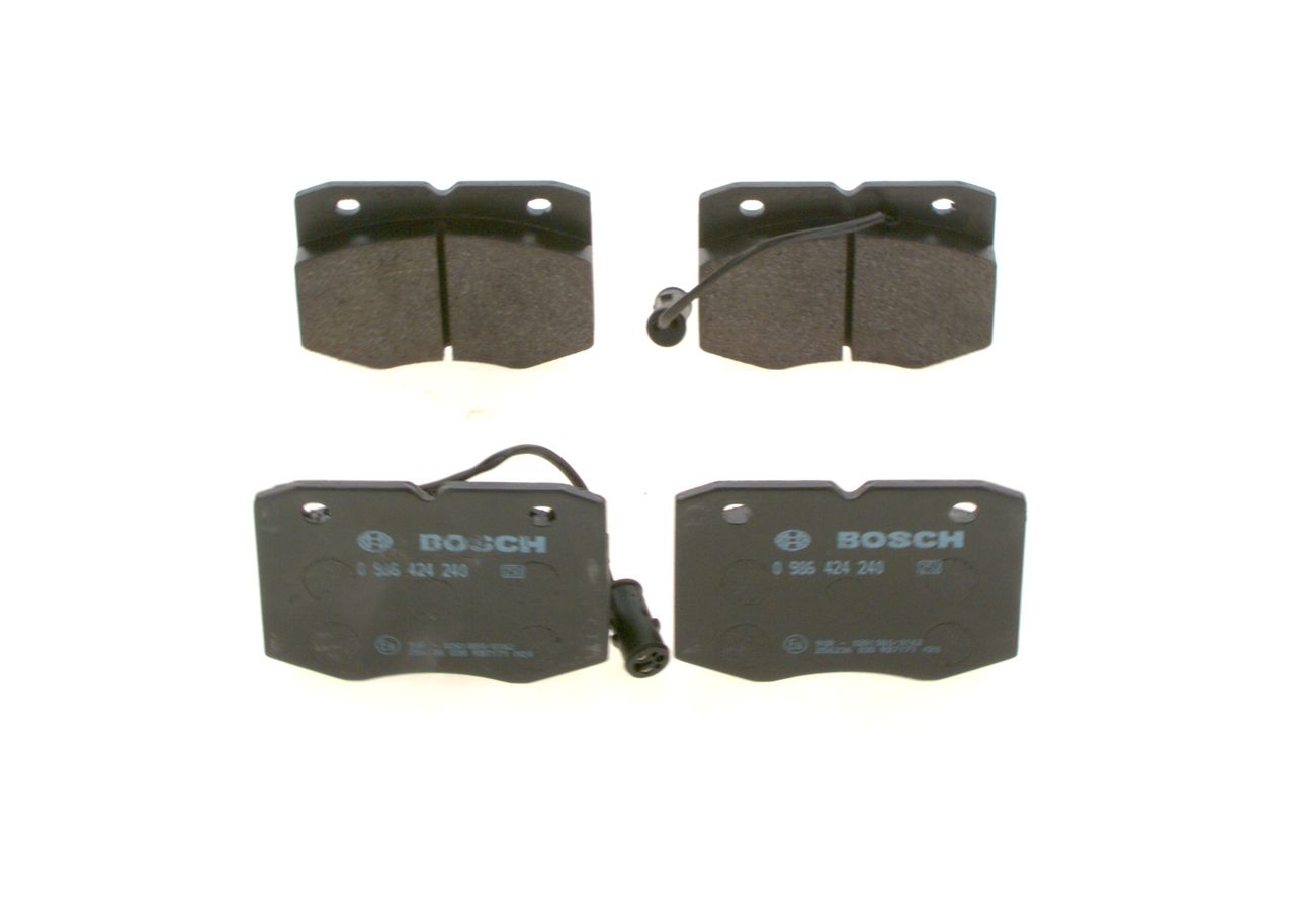 BOSCH 0 986 424 240 - Bremsbelagsatz, Scheibenbremse