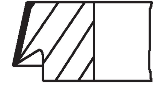 MAHLE 007 RS 00162 0N0 - Kolbenringsatz