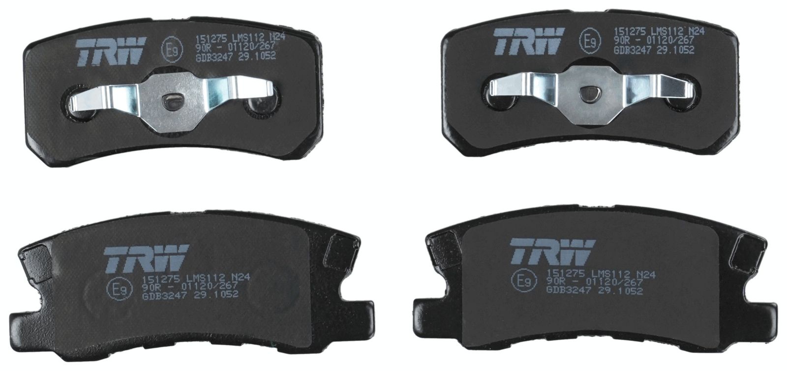 TRW GDB3247 - Bremsbelagsatz, Scheibenbremse