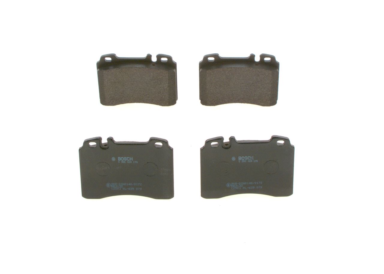 BOSCH 0 986 424 170 - Bremsbelagsatz, Scheibenbremse