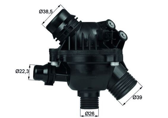 MAHLE TM 14 97 - Thermostat, Kühlmittel