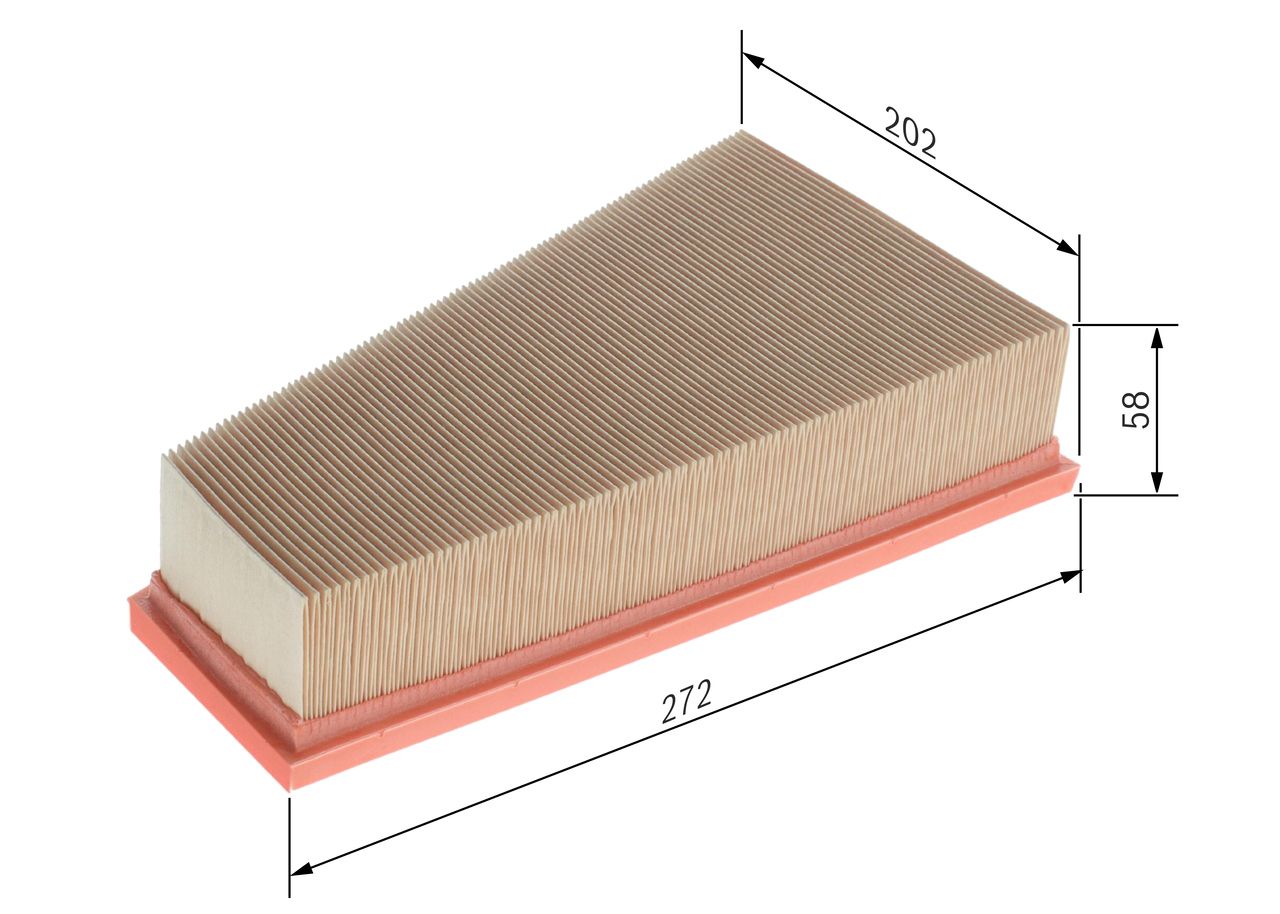 BOSCH 1 457 433 555 - Luftfilter