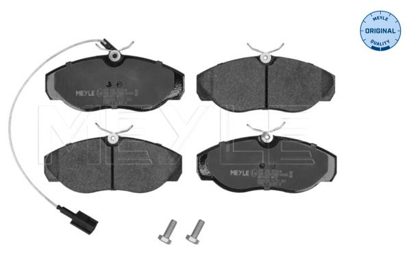 MEYLE 025 236 0219/W - Bremsbelagsatz, Scheibenbremse