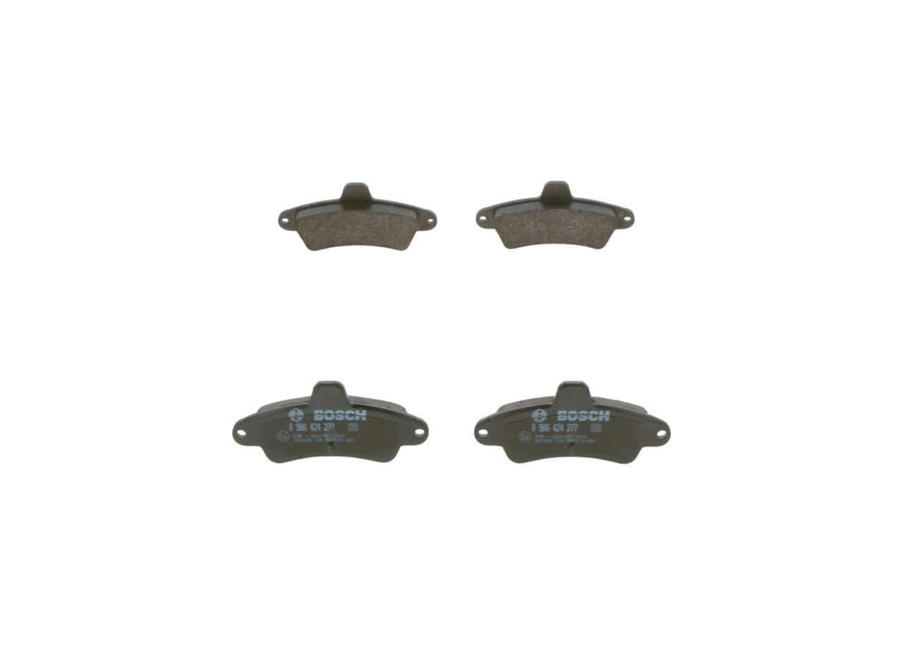 BOSCH 0 986 424 277 - Bremsbelagsatz, Scheibenbremse
